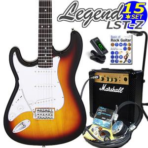 左用エレキギター 初心者セット LST-Z-LH/3TS マーシャルアンプ付