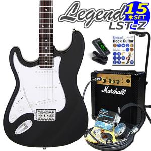 Aria Proll エレキギター 左利き 初心者セット BLP-CST/LH BK レス