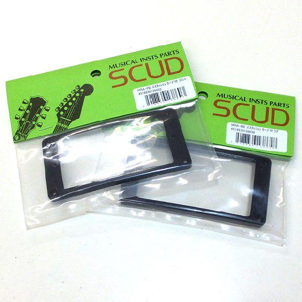 SCUD MRA-FB / MRA-RB エスカッション ブラック アーチ フロント リア セット【...