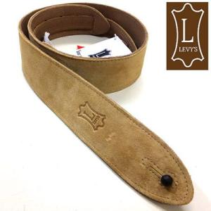 Levy's レビース ストラップ MS12 TAN Suede Leather｜ebisound