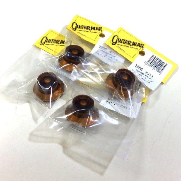 Guitarman OLDノブ アンティーク  4個セット ♯2006ｘ4【ネコポス(旧速達メール便...