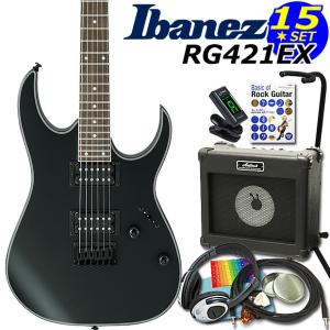 Ibanez（アイバニーズ） RG421EX BKF エレキギター 初心者セット15点