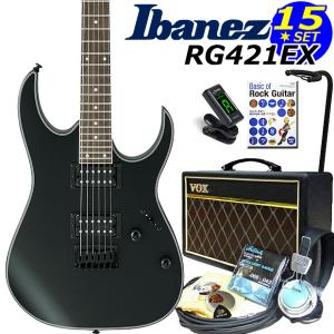 Ibanez アイバニーズ RG421EX BKF エレキギター 初心者セット15点 VOXアンプ付き　｜ebisound