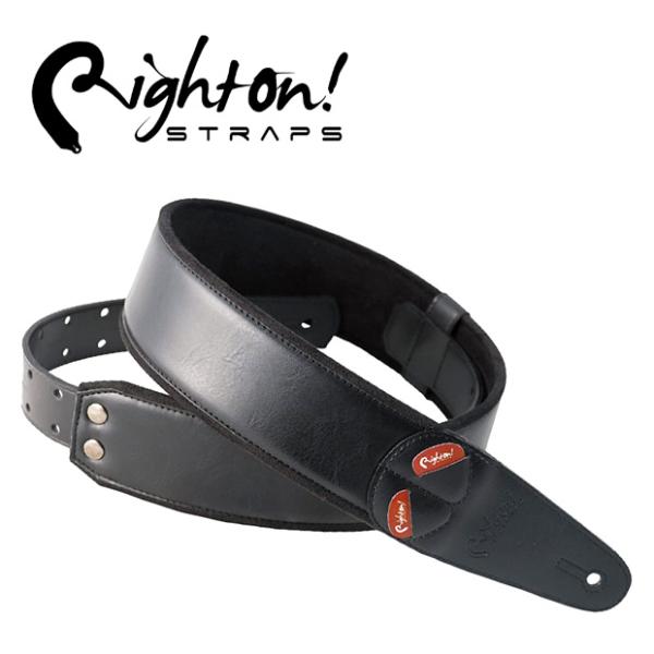 RightOn Straps ライトオン ストラップ CHARM BLACK チャーム ブラック ギ...