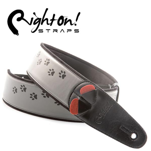 RightOn Straps ライトオン ストラップ CAT GREY キャット グレー ギター ベ...