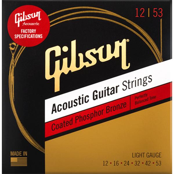 GIBSON ギブソン アコースティックギター弦 Coated Phosphor Bronze SA...