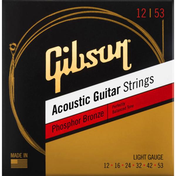 GIBSON ギブソン アコースティックギター弦 Phosphor Bronze SAG-PB12 ...