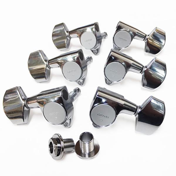 ゴトー ギター ペグ GOTOH SG301 01 C L3 R3 クロ-ム  両側　6個セット