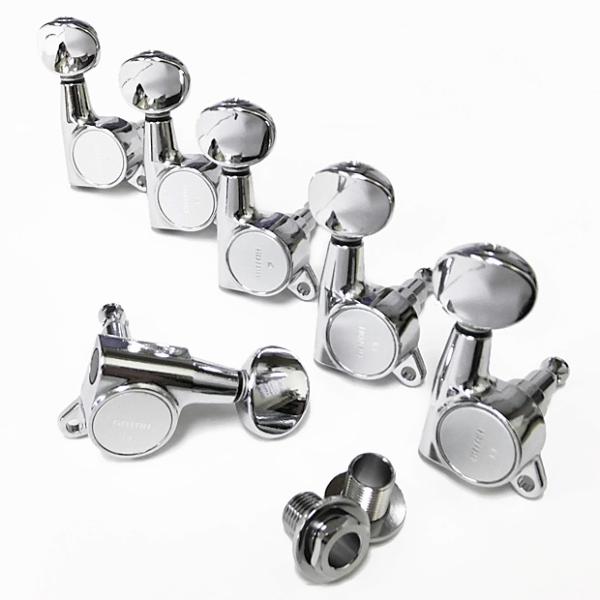 ゴトー ギター ペグ GOTOH SG381 05 (丸ボタン) C L6 クローム 片側 6個セッ...