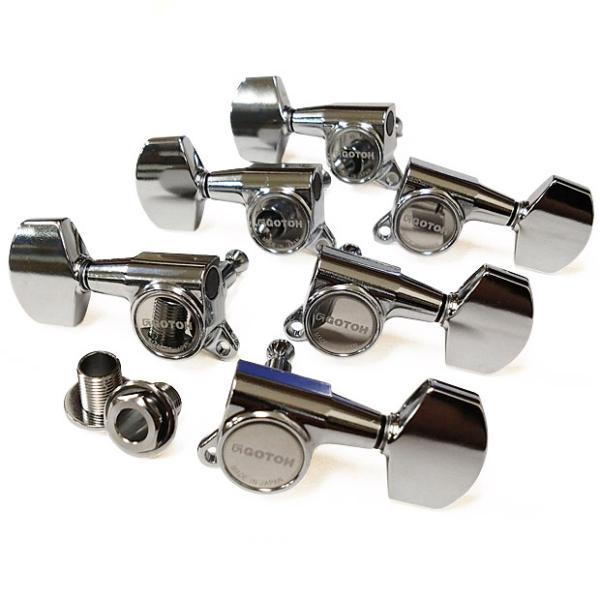 GOTOH SG381 AB01 C(クローム) ゴトー ギター ペグ L3R3 両側 6個セット【...