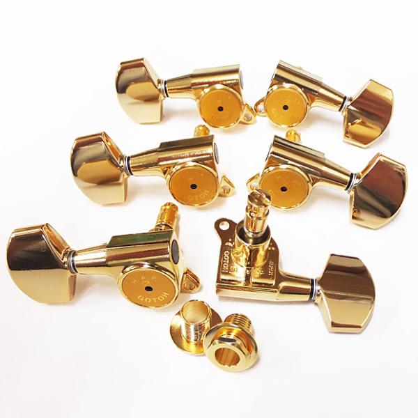 ゴトー ギター ペグ GOTOH SG381 HAP-M 01 G(ゴールド)   L3R3 両側 ...