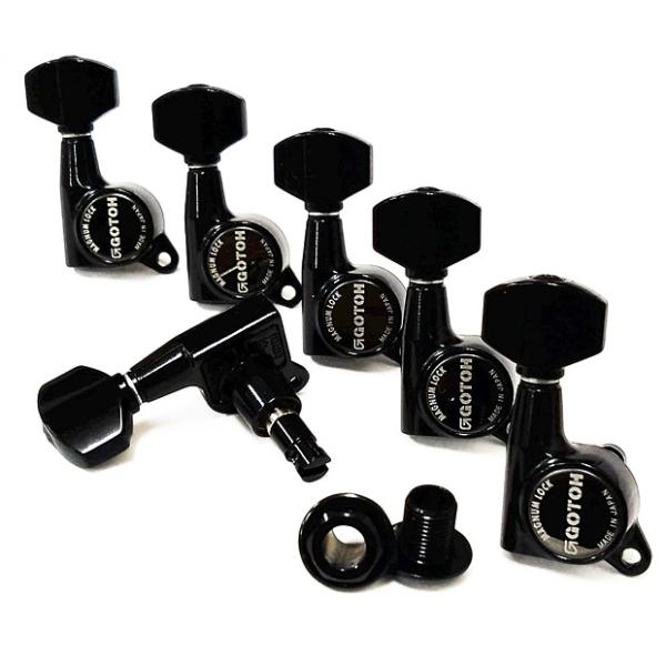 ゴトー ギター ペグ GOTOH SG381 MG 07 B L6 ブラック マグナムロック 片側 ...