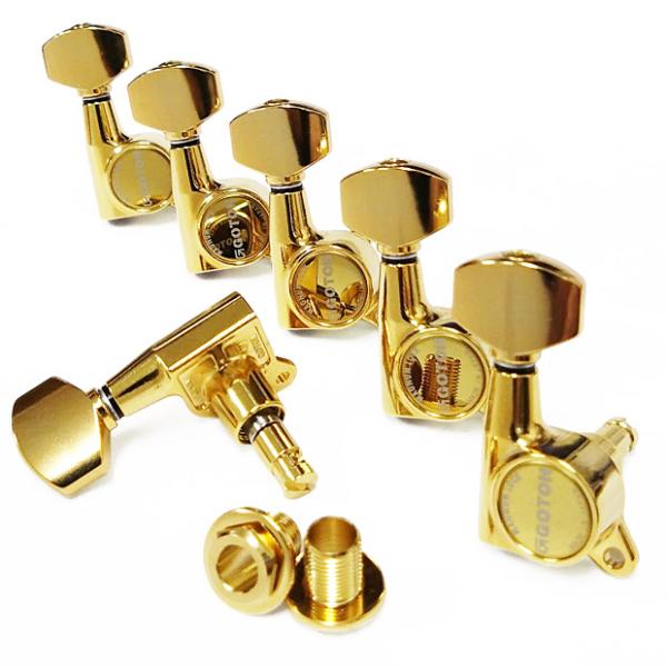 GOTOH SG381 MG AB07 マグナムロック G(ゴールド) ゴトー ギター ペグ L6 ...