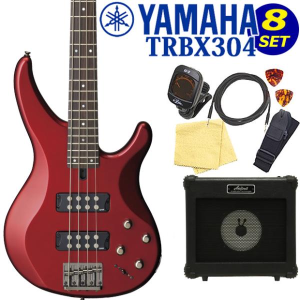 YAMAHA ヤマハ ベース TRBX304 CAR 入門8点セット エレキベース
