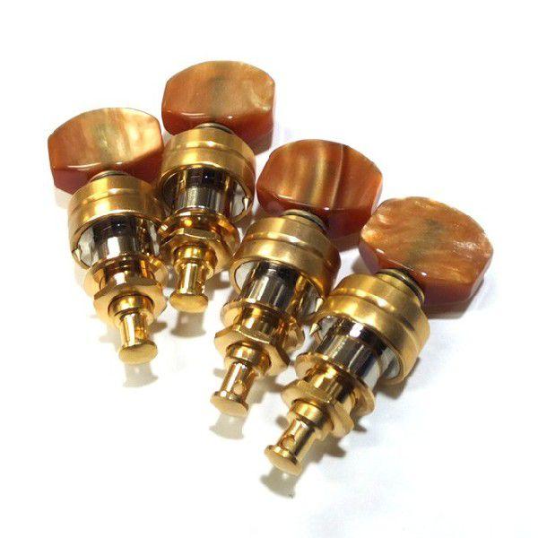 ゴトー ウクレレ ペグ GOTOH UPT UB8 GG ゴールド 【茶ボタン/G】