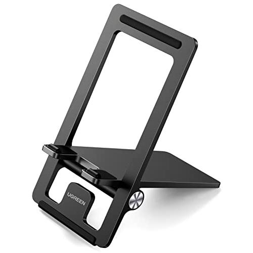 UGREEN スマホスタンド 折りたたみ式 卓上 角度調整 PC+ABS素材 スマホ用 iPhone...
