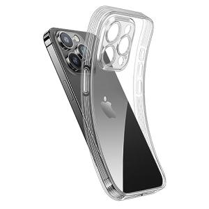 NIMASO ケース iPhone15Pro Max 用 クリア ケース 透明 ソフト TPU素材 カバー 軽量 衝撃吸収 傷つけ防止 カメラ｜ebisstore333