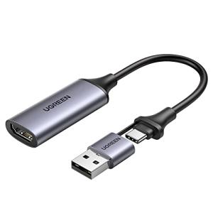 UGREEN HDMI キャプチャーボード Switch対応 ビデオキャプチャカードゲームキャプチャー 1080P/4K＠60Hz USB&Ty