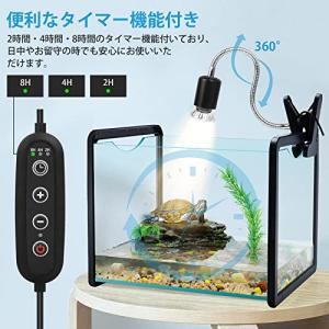 亀ライト 両生類用ライト 爬虫類 ライト UV...の詳細画像2
