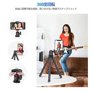 ULANZI スマホ 三脚 一眼レフ くねくね...の詳細画像4