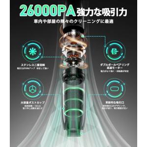 ハンディクリーナー コードレス 26000Pa...の詳細画像1
