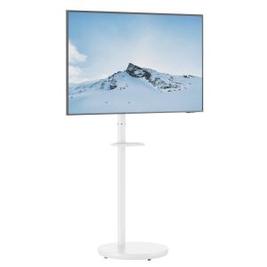 METIYA 小型 テレビスタンド 白 移動式 ...の商品画像
