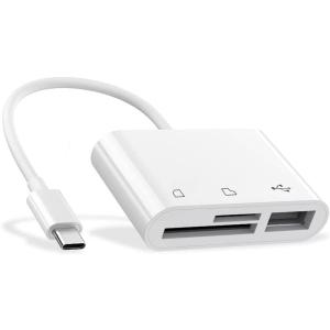 RayCue USB C - Micro SD TFメモリーカードリーダー iPad Pro Mac...