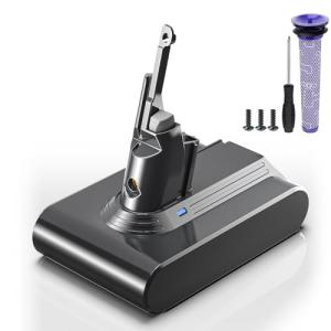 Dyeetic ダイソン バッテリー V7 SV11 HH11 21.6V 掃除機用交換バッテリー 4000mAh ダイソン V7 Slim V