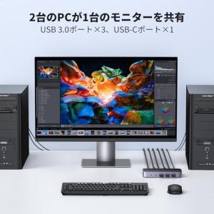 KVM切替器 2入力1出力 KVM 切り替え器...の詳細画像1