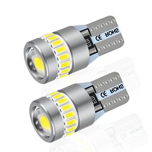 Briteye T10 LED ポジションランプ 爆光 ホワイト 超集光レンズ内蔵 超拡散角360° W5W LED バルブ 汎用 12V 車用｜ebisstore333