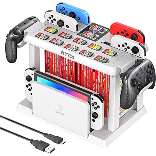 Switch収納スタンド Kytok Joy-Con充電スタンド Switchドック収納 Joy-C...