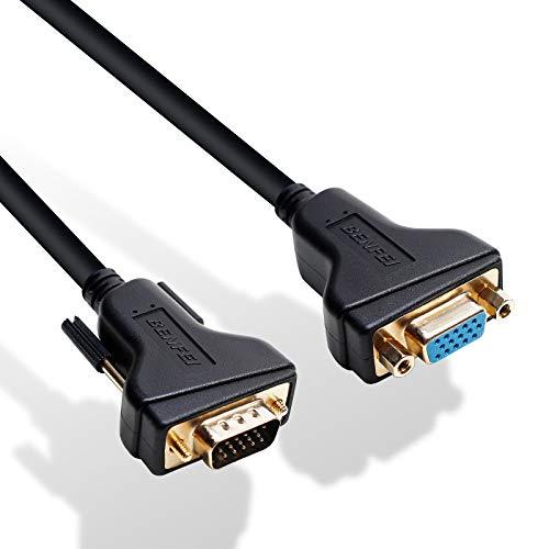 BENFEI VGA延長ケーブル VGA オス-メスケーブル-1.8 M