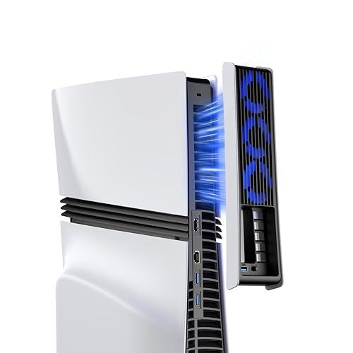 KIWIHOEM PS5 PRO用冷却ファン ps5 pro 周辺機器 自動温度検出 風速調整可能 ...