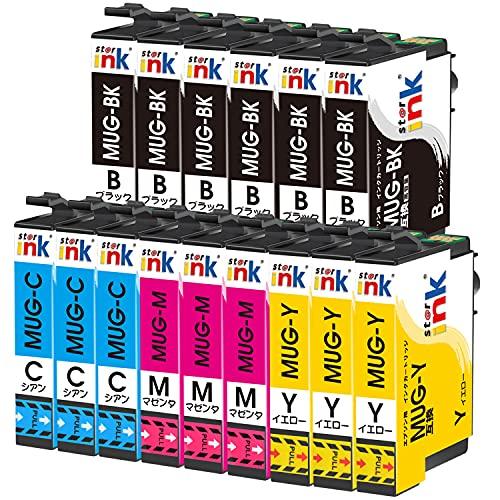 エプソン 対応 MUG-4CL マグカップ Epson 互換インク 15本セット （6BK/3C/3...
