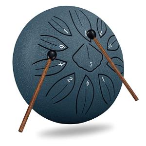 スリットドラム スチールタングドラム 11音 10インチ LEKATO 金属