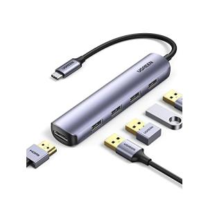 UGREEN USB Cハブ 5-IN-1 スリム
