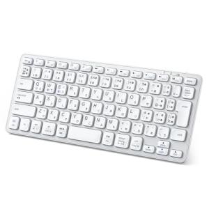 iClever キーボード Bluetooth キーボード 無線 ワイヤレスキーボード2.4Ghz静音キーボード(レシーバー付属) コンパクトキ｜ebisstore333