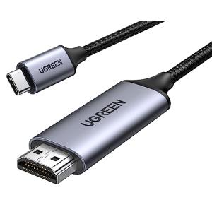 UGREEN USB Type C HDMI 変換ケーブル 4K@60Hz 1m ナイロン編み Th...