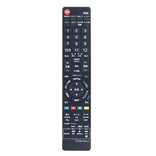 PerFascin 代用リモコン replace for シャープ テレビ リモコン アクオス GB...
