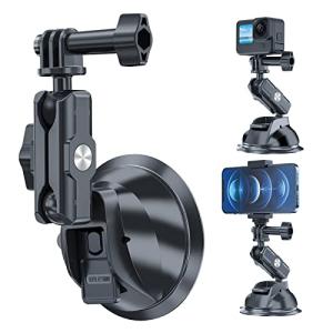 TELESIN GoPro用 Insta360車載カメラ用 吸盤マウントカメラカーマウント サクションカップマウント フロントガラスホルダー車載｜ebisstore333