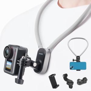 AKASO ネックレス式マウント 磁気デザイン 首掛け アクションカメラ用アクセサリー Gopro hero 12 11 10 9 8 7 DJ
