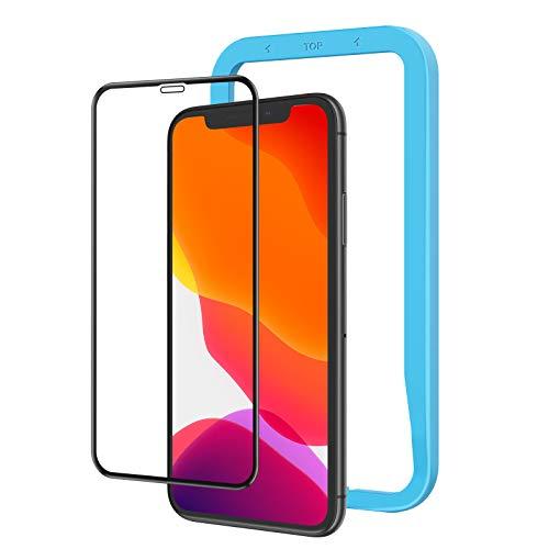 NIMASO ガラスフィルム iPhone XR iPhone11 用 強化ガラス 全面保護 フィル...