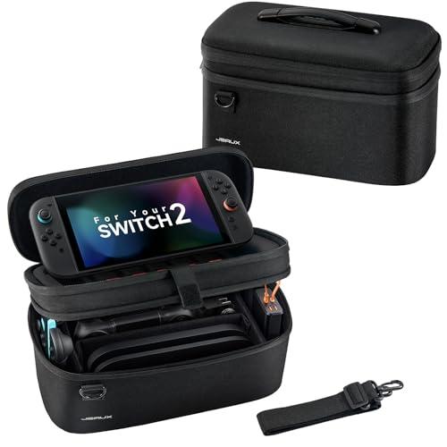 JSAUX Switch 2 ケース 大容量収納　オールインボックス Switch 2本体・ドック・...