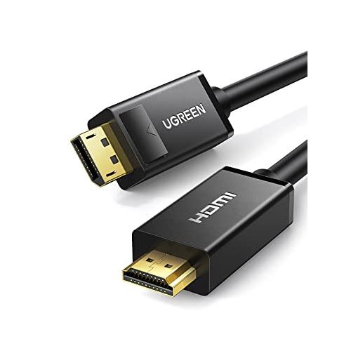UGREEN DisplayPort HDMI 変換ケーブル 【4K@30Hz/1m 】ディスプレイ...