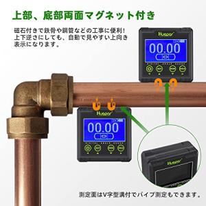 Huepar デジタル角度計 2軸 水準器 傾...の詳細画像3