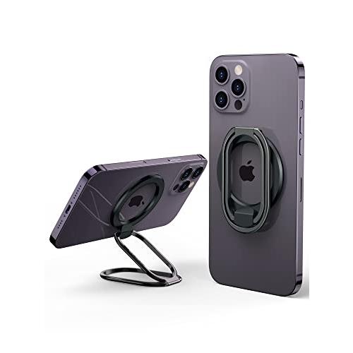 最新アップグレード構造  enGMOLPHYバンカーリングMagSafe対応 取り外し可能 マグネッ...