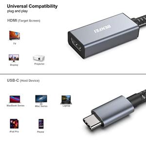 BENFEI USB C - HDMI 変換ア...の詳細画像2