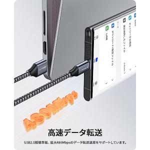 USB Type C ケーブル 1M/2本セッ...の詳細画像3