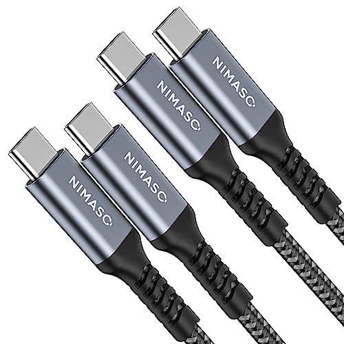 2本セットNIMASO USB C/Type C to Type C ケーブル 【2m+2m PD対...