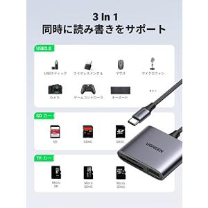 UGREEN 3in1 USB C SDカード...の詳細画像1